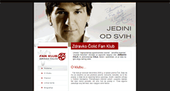 Desktop Screenshot of fanklub-zdravkocolic.com