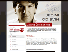 Tablet Screenshot of fanklub-zdravkocolic.com